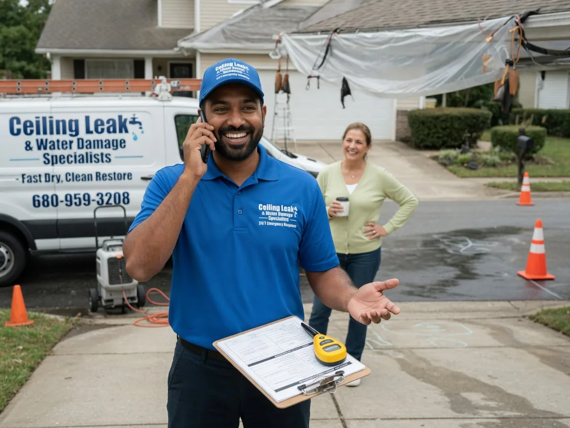 Ceiling Leak Cleanup Lake Lynn, PA FAQs